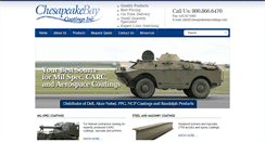 Desktop Screenshot of chesapeakebaycoatings.com